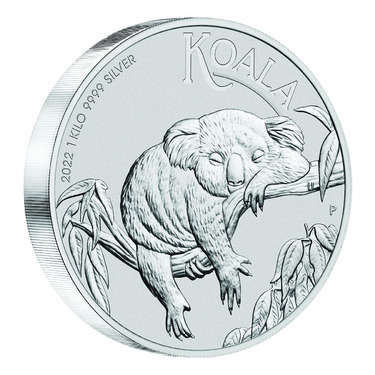 Silbermnze Koala 2022 - 19 % - 1 Kilo