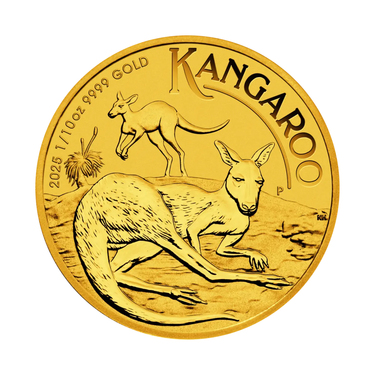 Kangaroo Nugget Goldmnze 2025 - 1/10 Unze