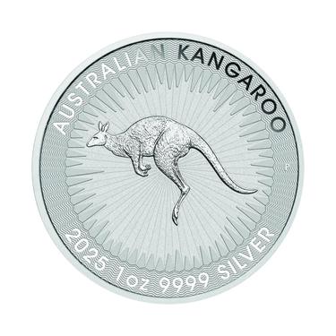 Silbermnze Kangaroo 2025 Perth Mint - 19 % - 1 Unze