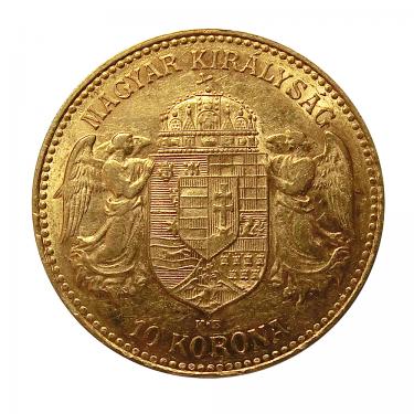 Ungarn 10 Kronen Goldmnze - 3,04 Gramm Gold