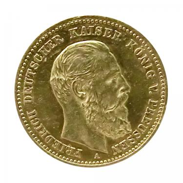 10 Mark Goldmnze Friedrich, Preussen 1888 - J.247
