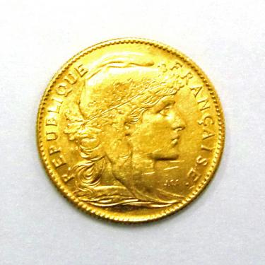 Frankreich Marianne Goldmnze 1907 - 2,90 Gramm Gold