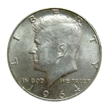 USA Silbermnze 1/2 Dollar Kennedy, Jahrgang 1965-1970