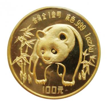 China Panda Goldmnze 1986 - 1 Unze