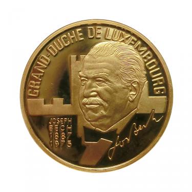 Luxemburg Goldmnze Josef Bech 250 Ecu 1993