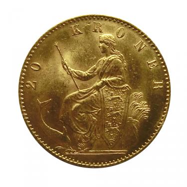 Dnemark Knig Christian IX Goldmnze - 20 Kronen