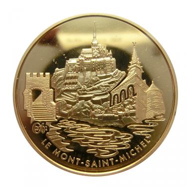 Goldmnze 20 Euro Frankreich 2002 Le Mont Saint Michel