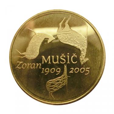 Goldmnze 100 Euro Slowenien Zoran Music 2009
