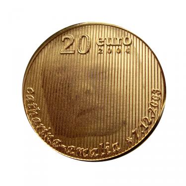 Goldmnze 20 Euro Geburt Catharina-Amalia Niederlande 2003