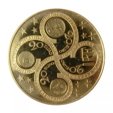 Goldmnze 20 Euro Frankreich 2003 Europa Teilnehmerstaaten Whrung