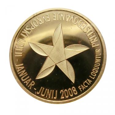 Goldmnze 100 Euro Slowenien 2008 mit Box + Zertifikat