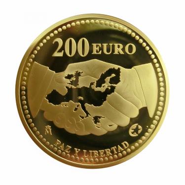 Goldmnze 200 Euro Spanien 2005 Juan Carlos - PP - Feingold