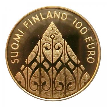 100 Euro Goldmnze 200. Jahrestag Reichstag von Porvoo Finland 2009