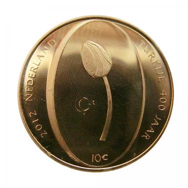10 Euro Goldmnze Niederlande 2012 - 400 Jahre Diplomatie Trkei