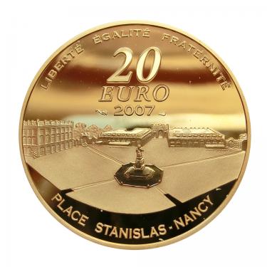 Goldmnze 20 Euro Herzog von Lothringen Frankreich 2007