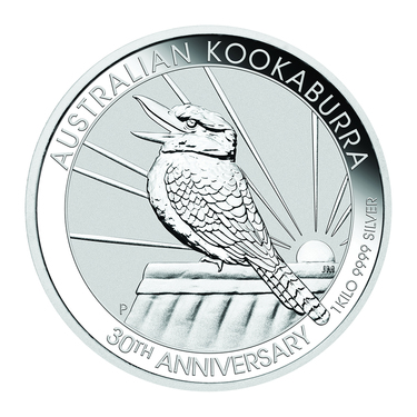 Silbermnze Kookaburra 2020 - 1 Kilo - 30th Anniversary
