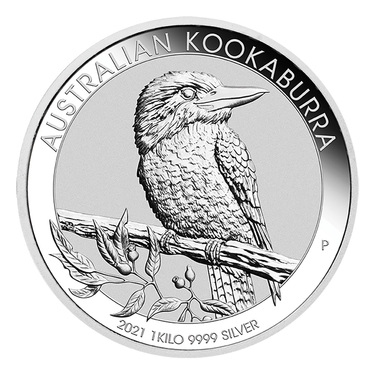 Silbermnze Kookaburra 2021 - 1 Kilo