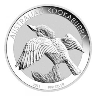Silbermnze Kookaburra 2011 - 1 Kilo 999 Feinsilber