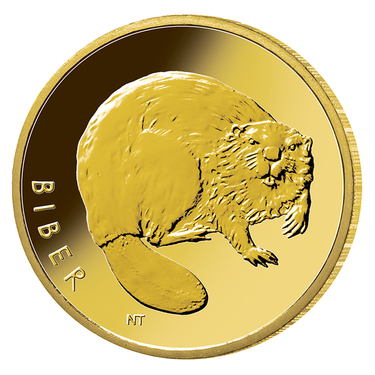 Rückkehr der Wildtiere Biber 2024 Goldmünze - 20 Euro - ohne Zertifikat