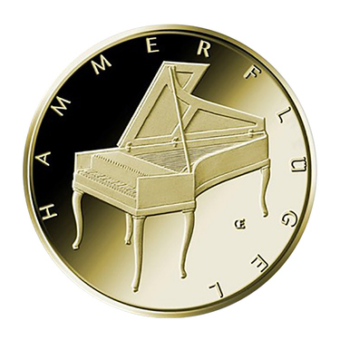 Hammerflgel Goldmnze - 50 Euro