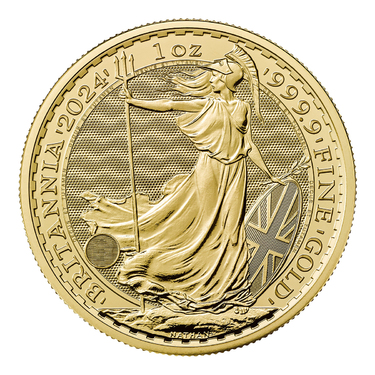 Englische Britannia Goldmnze 2024 - 999,9 Gold - 1 Unze