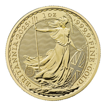 Englische Britannia Goldmnze 2025 - 999,9 Gold - 1 Unze