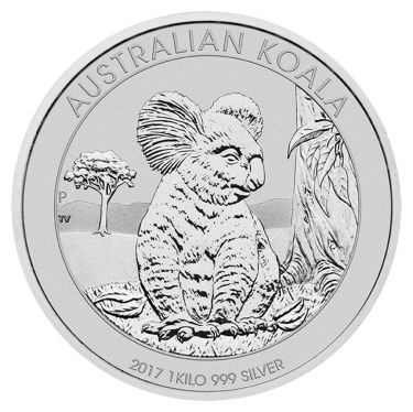 Silbermnze Koala 2017 - 1 Kilo 999 Feinsilber