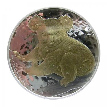 Silbermnze Koala 2010 - 1 Unze gilded mit Box und COA