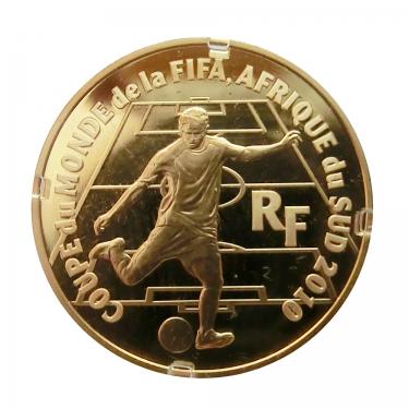 Goldmnze 50 Euro Frankreich Football World Cup 2010