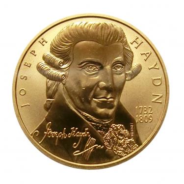 sterreich 50 Euro Goldmnze Joseph Haydn 2004 - 10,0 gr. Feingold