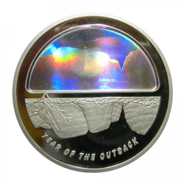 Silbermnze Australien 5 Dollar Year Of The Outback 2002