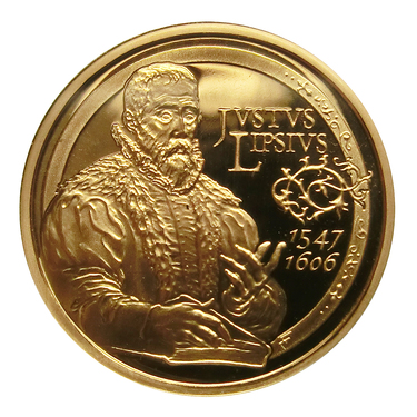 Goldmnze 50 Euro Justus Lipsius Belgien 2006