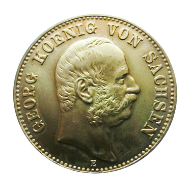 20 Mark Goldmnze Georg, Sachsen 1903 - J.266
