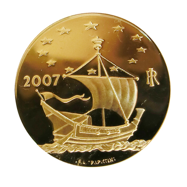Goldmnze 20 Euro Italien Arte Celtica 900 GG 2007  