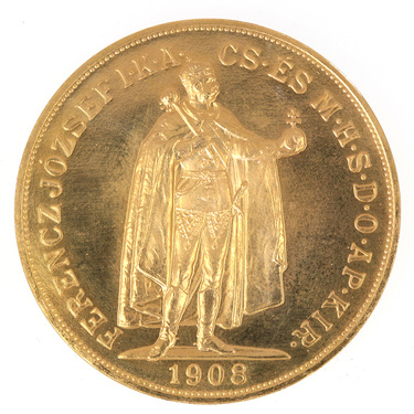 100 Kronen Ungarn 1908 Franz Joseph I Goldmnze NP