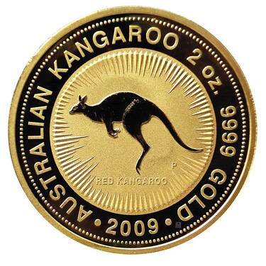 Kangaroo Nugget Goldmnze 2009 - 2 Unzen