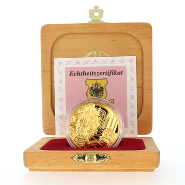 sterreich Goldmnze 1000 Schilling Kaiser Karl I. 1999 - PP