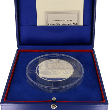 Silbermnze  50 Euro  Gustav Eiffel  5 Unzen -  950/000 Silber mit Zertifikat im Etui PP