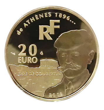 Goldmnze 20 Euro Frankreich 2003 