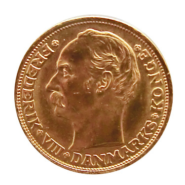 Dnemark Knig Frederik VIII Goldmnze - 10 Kronen