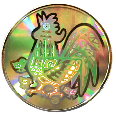 Goldmnze Canada 2005 - Year of the Rooster - PP mit Hologramm - Feingold