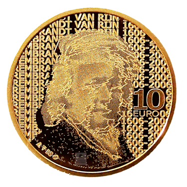 10 Euro Goldmnze Niederlande 2006 Rembrandt