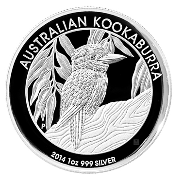 Silbermnze Kookaburra 2014 High Relief- 1 Unze 999 Feinsilber
