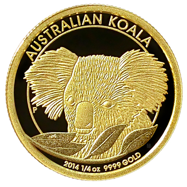 Goldmnze Australian Koala 2014 - 1/4 Unze PP