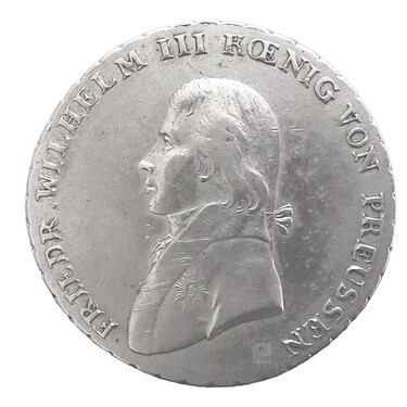Silbermnze 1 Thaler Friedrich Wilhelm III Preussen 1800 (A)