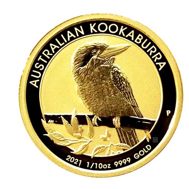 Kookaburra Goldmnze 2021 - 1/10 Unze - Feingold