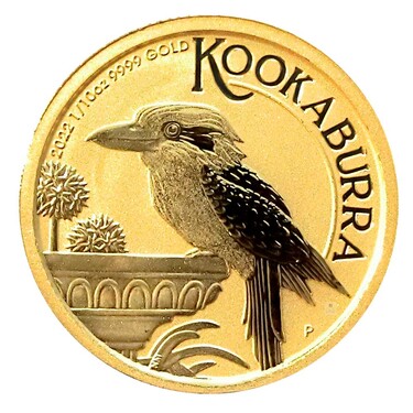 Kookaburra Goldmnze 2022 - 1/10 Unze - Feingold