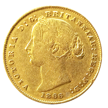 1 Pfund Sovereign Goldmnze Australien Sydney Victoria 1866