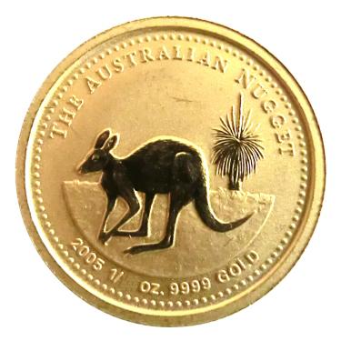 Kangaroo Nugget Goldmnze 2005 - 1/20 Unze