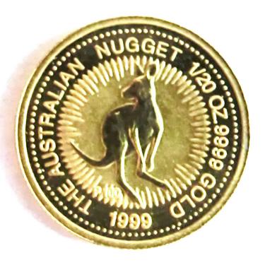 Kangaroo Nugget Goldmnze 1999 - 1/20 Unze